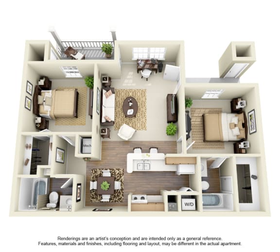 Floor Plans of Greenbriar in Tulsa, OK